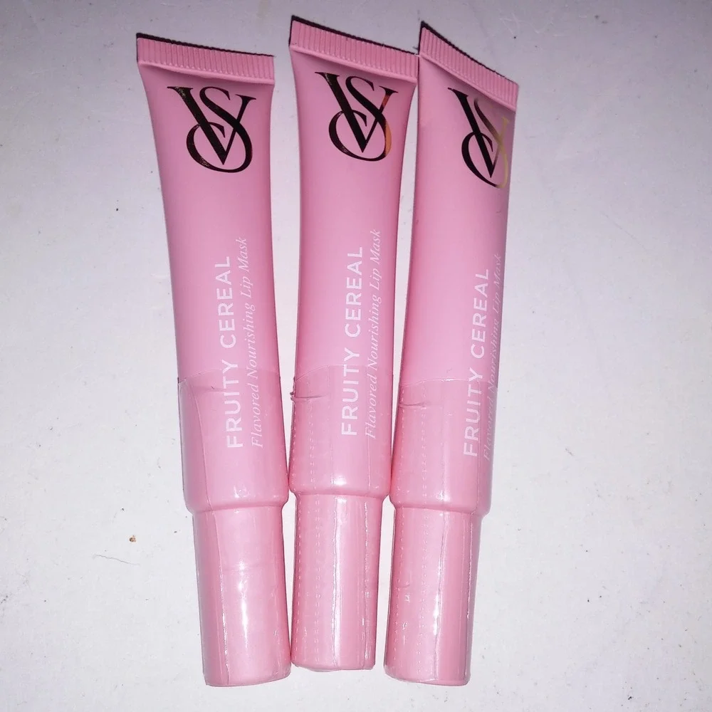 Set of 3 Victoria Secret Flavored Nourishing Lip Mask Fruity Cereal New